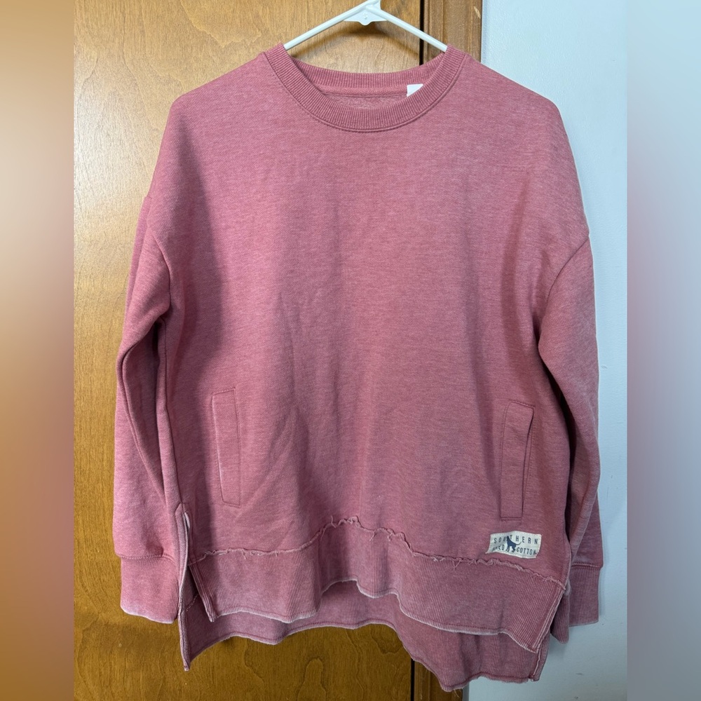 Southern Fried Cotton Red Crewneck Sweater